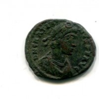 Graziano (367-383 d.C.): nummo "GLORIA ROMANORVM" (RIC#22b)