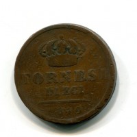 Napoli, Ferdinando II (1830-1859): 10 tornesi 1840 (Gigante#191)