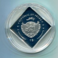 Palau: 1 dollaro 2011 "500F2", in confezione originale con certificato