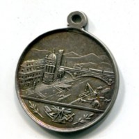 Francia 1908 "Congres International du Batment Et Des Travaux Publics", diametro 28,5mm, gr8,31