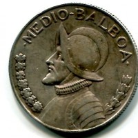 Panama: 1/2 balboa 1947 (KM#12)
