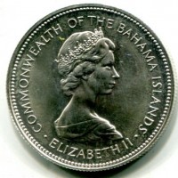 Bahamas, Elisabetta II (1952-2022): 50 cent.1972 (KM#21)
