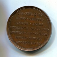 Sgricci Tommaso (1789-1836) poeta fiorentino: medaglia 1816, diametro 43mm, gr.49,16