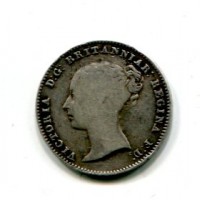Gran Bretagna, Vittoria (1837-1901): 3 pence 1859 (Spink#3914)