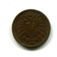 Germania, Guglielmo I (1871-1888): 2 pfennig 1874-C (KM#2)
