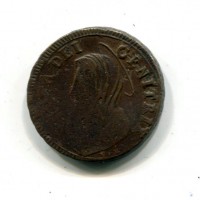 Roma, Pio VI (1774- 1799): madonnina da 5 baiocchi