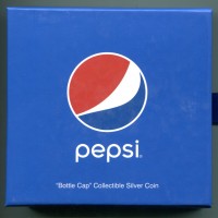 Chad: 500 franchi 2022 "Pepsi Bottle Cap" -Proof- certificato di autenticità, nella sua scatola originale,gr.6
