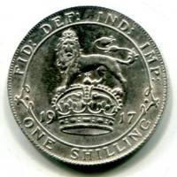 Gran Bretagna, Giorgio V (1910-1936): 1 scellino 1917 (Spink#4012)
