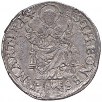 Messerano, Ludovico II Fieschi (1528-1532): testone (MIR#691), grammi 9.49