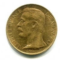 Principato di Monaco, Alberto I (1889-1922): 100 franchi 1895 (Gadoury#124)