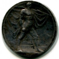 Svizzera, Berna, medaglia 1906 "Festival della Ginnastica", diametro 35 mm
