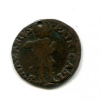 Castiglione delle Stiviere, Ferdinando I Gonzaga (1616-1678): soldo(MIR#226), forato