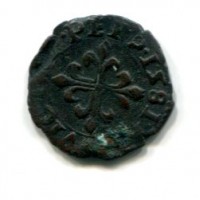 Desana, Agostino Tizzone (1559-1582): liard 1581 (MIR#488)