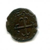 Desana, Delfino Tizzone (1583-1598): liard 1583 (MIR#513/1)