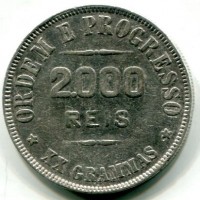 Brasile: 2000 reis 1907 (KM#508)

