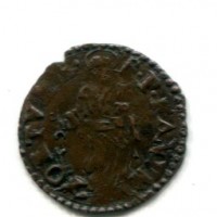 Fano, Sisto V (1585-1590): quattrino (Muntoni#117)