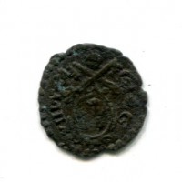 Ancona, Gregorio XIII (1572-1585): quattrino (CNI#125)