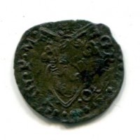 Fano, Gregorio XIII (1572-1585): quattrino (Muntoni#406)