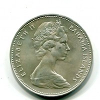 Bahamas, Elisabetta II (1952-2022): 2 dollari 1970 "Fenicotteri" (KM#9)

