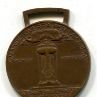 Medaglia, Vittorio Emanuele III "Grande Guerra per la Civiltà", opus Johnson