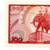 Thailandia: 100 baht 1978 (Pick#89)
