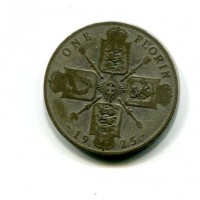Gran Bretagna, Giorgio V (1910-1936): 1 fiorino 1925 (Spink#4022A)