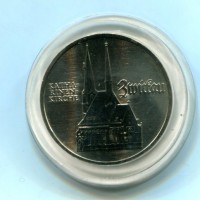 Germania, Rep. Democratica (1949-1990): 5 marchi 1989 "Katharinen-Kirche" (KM#129)