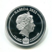 Samoa: 5 dollari 2022 "Daffy Duck" -Oncia-
