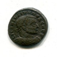 Licinio II (317-324 d.C.): follis "VICT LAETAE PRINC PERP", zecca di Siscia