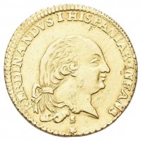 Parma, Ferdinando I di Borbone (1765-1802): doppia 1791 (MIR#1064/7; CNI#110; Friedber#930)