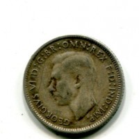 Australia, Giorgio VI (1936-1952): 6 pence 1946 (KM#38a)
