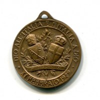 Pio XI (1929-1958): medaglia per i Patti Lateranensi, diametro 32mm