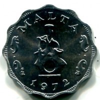 Malta: 5 cent. 1972 (KM#7)
