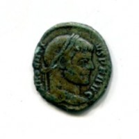 Massenzio (306-312 d.C.): 1/ 4 follis "VOT QQ MVL X" zecca di Roma (RIC,VI#281a)
