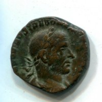 Treboniano Gallo (251-253 d.C.): sesterzio "PIETAS" (RIC#116a)

