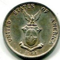 Filippine, amministrazione USA: 20 centavos 1944-D (KM#182)
