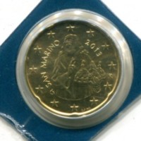 San Marino 2013: 20 centesimi da confezione zecca
