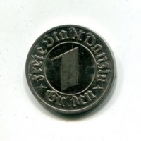 Danzica, Città Libera: 1 gulden 1932 (KM#154)
