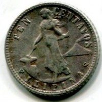 Filippine, amministrazione USA: 10 centavos 1945 (KM#181)

