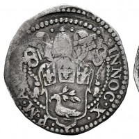 Roma, Innocenzo X (1644-1655): grosso 1650 del Giubileo (Muntoni#49; Berman#1834), grammi 1.23