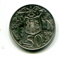 Australia, Elisabetta II (1952-2022): 50 cent. 1966 (KM#67)
