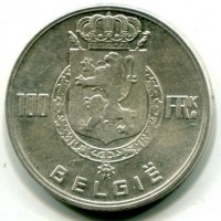 Belgio, Leopoldo III (1934-1950): 100 franchi 1951 (KM#139.1)
