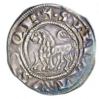 Roma, Senato Romano (emissioni anonime 1255-1270): grosso (MIR#62; Muntoni#62), grammi 3,28, mm 25