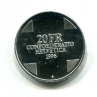 Svizzera, Confederazione: 20 franchi 1996 "Riese Gargantua"