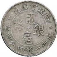 Cina, Fukien: 20 cent 1923 (KM#383)