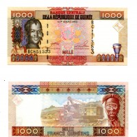 Guinea: 1000 franchi 1/03/1960 (Pick#40)