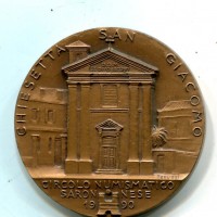 Saronno 1990: medaglia Circolo Numismatico Saronnese "Casata dei Legnani in Saronno", diametro 50mm