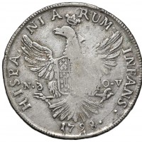 Palermo, Ferdinando III (1759-1816): 12 tarì 1798 (Gigante#18a), grammi 27.11. Ex Collezione Strada