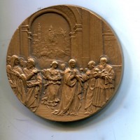 Saronno 1992: medaglia Circolo Numismatico Saronnese "Bernardino Luini", diametro 50mm