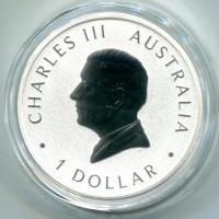 Australia, Carlo III (dal 2022): 1 dollaro 2025 "Silver Swan" -Oncia-

